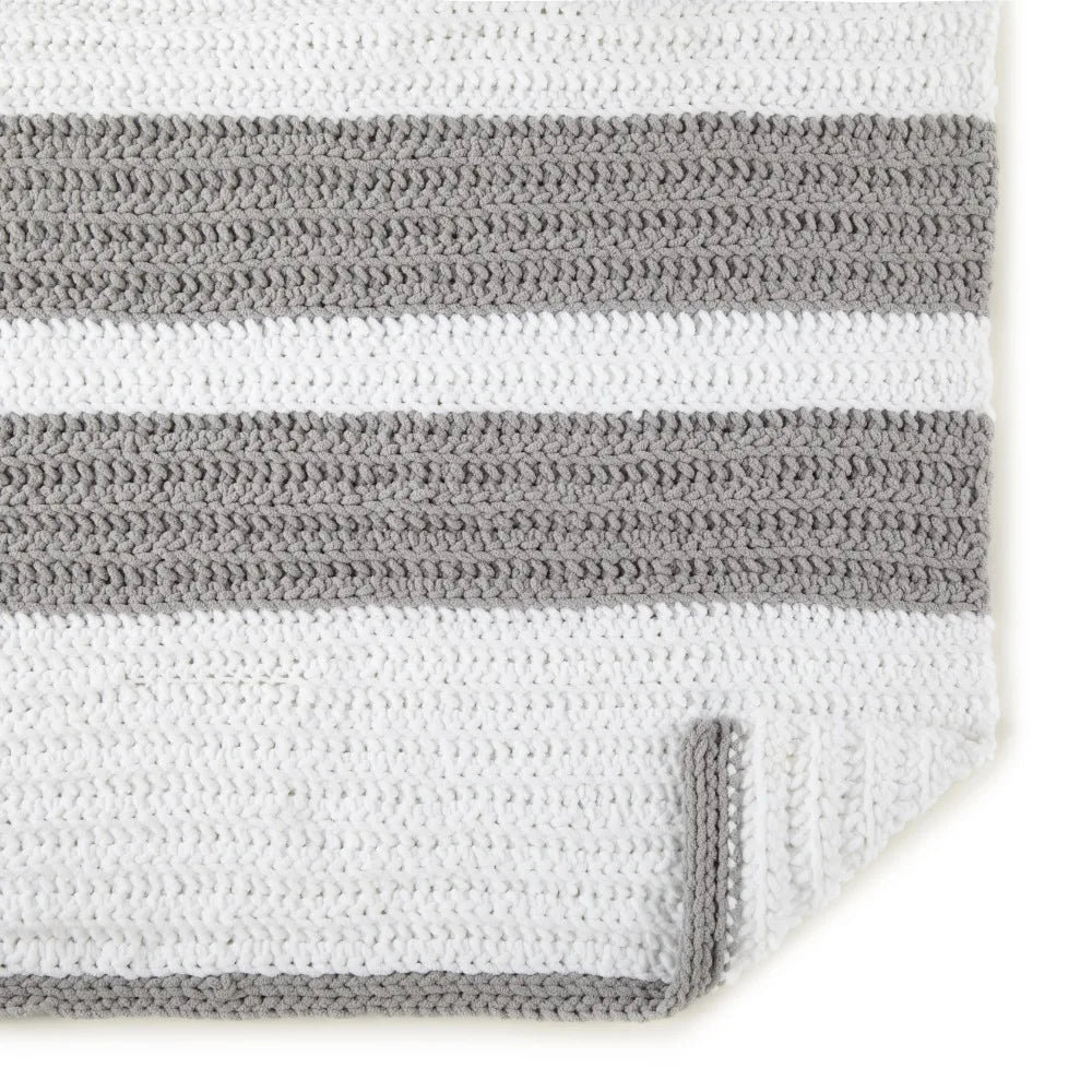 Cozy Chenille Yarn, 220 yd, Arctic White, 100% Polyester, Bulky