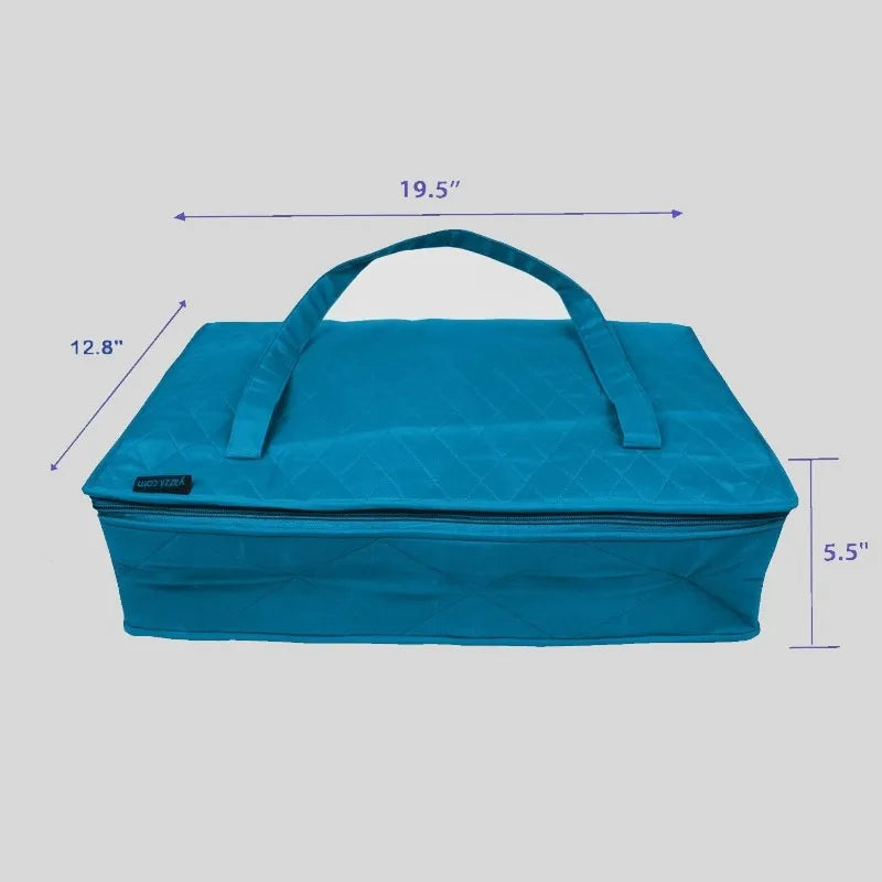 Craft Storage Bag with 20 pockets for Quilting Supplies, Sewing Notions, Embroidery &
