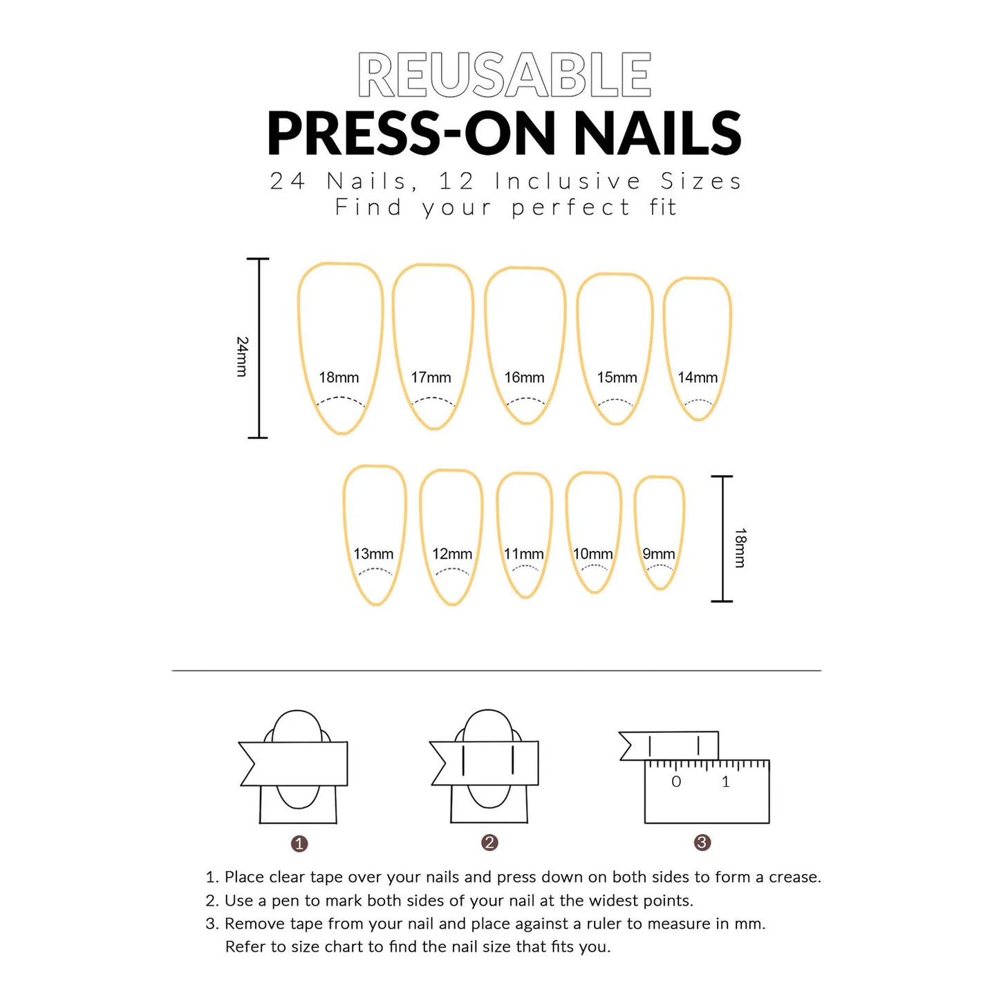 24pcs/1set Nude Press On Nails With White Tip Lightweight And Easy To Stick Fake Nail For Women And Girl Nail Salon Diy Nails