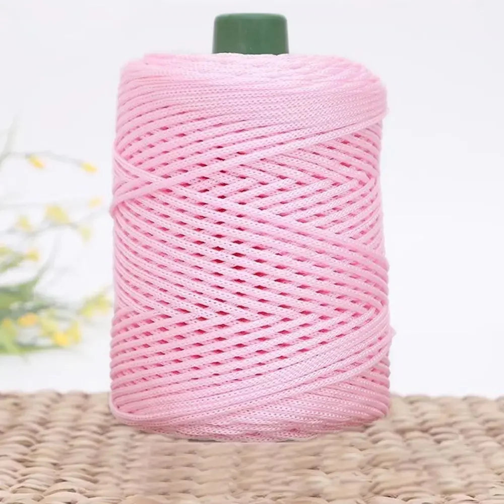 3mm Handmade Ice Rope Thread DIY Hook Cushion Beginners Crochet Yarn Hat Shoes Woven Hand Knitting Bag Hand Knitting Yarn 2055