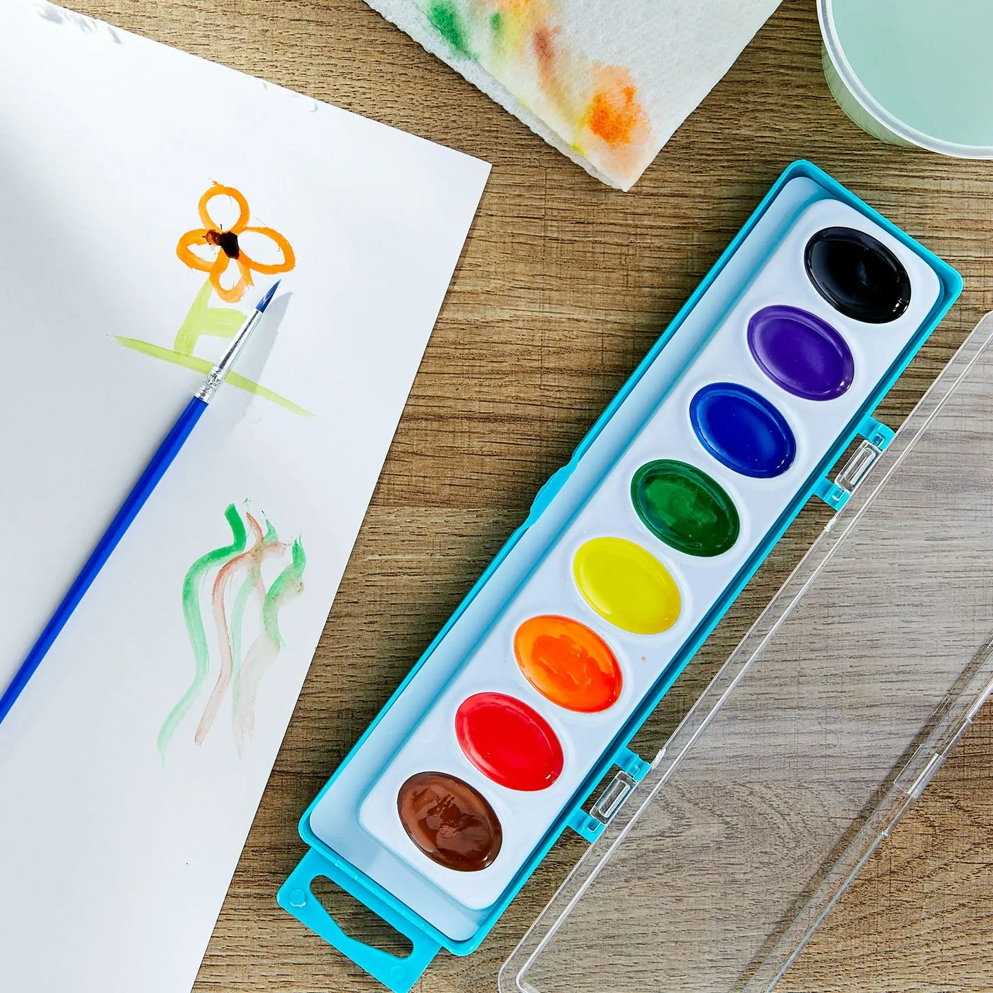 Pen + Gear 8 counts Semi-Moisture Watercolor Paints