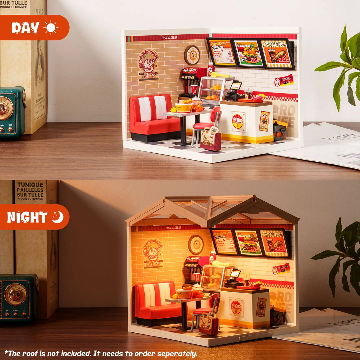 Rolife Super Creator DIY Miniature House 3D Puzzlerwith LED Light for Home Decor Unique Gift for Girls Adults