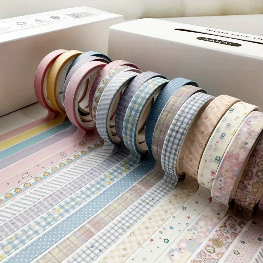80 Rolls Washi Tape Set, 4 Vintage Styles Paper Tape