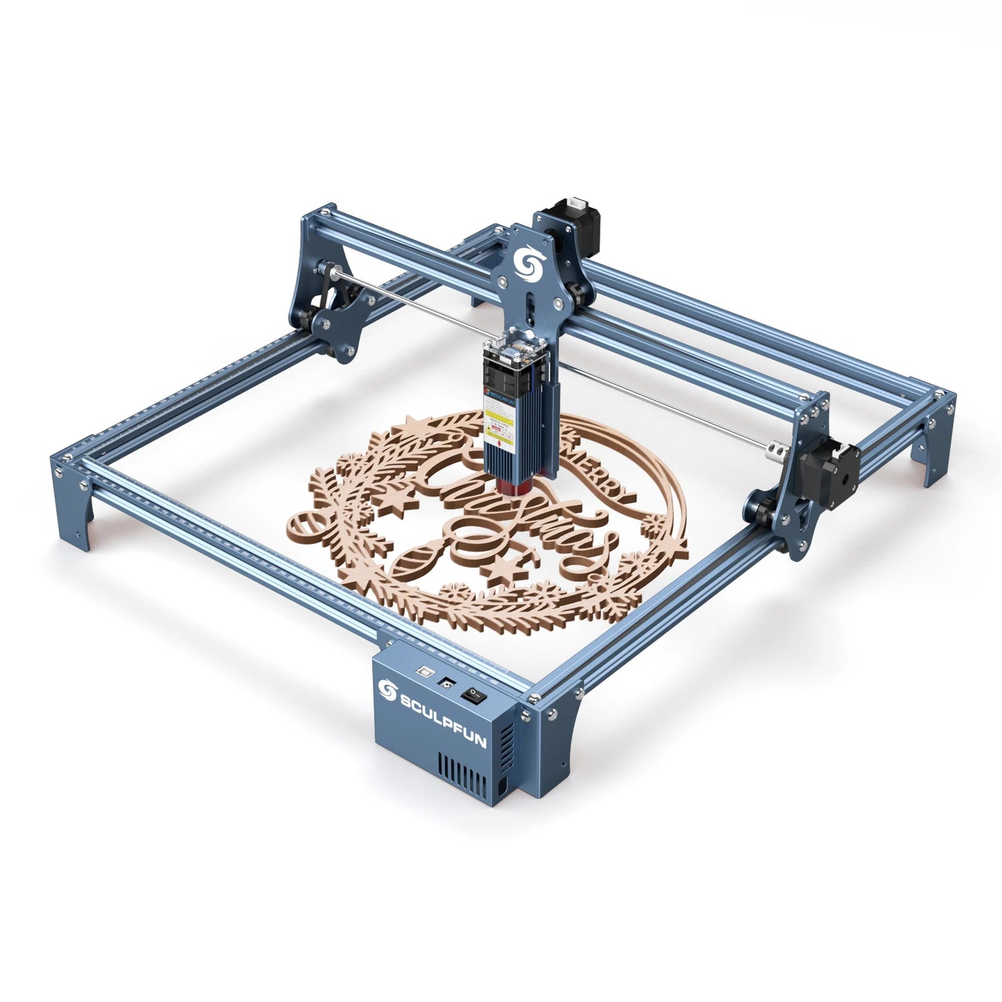 S9 Laser Engraving Machine Ultra-thin Laser Beam Shaping Technology High-precision Wood Acrylic Laser Engraver Cutting