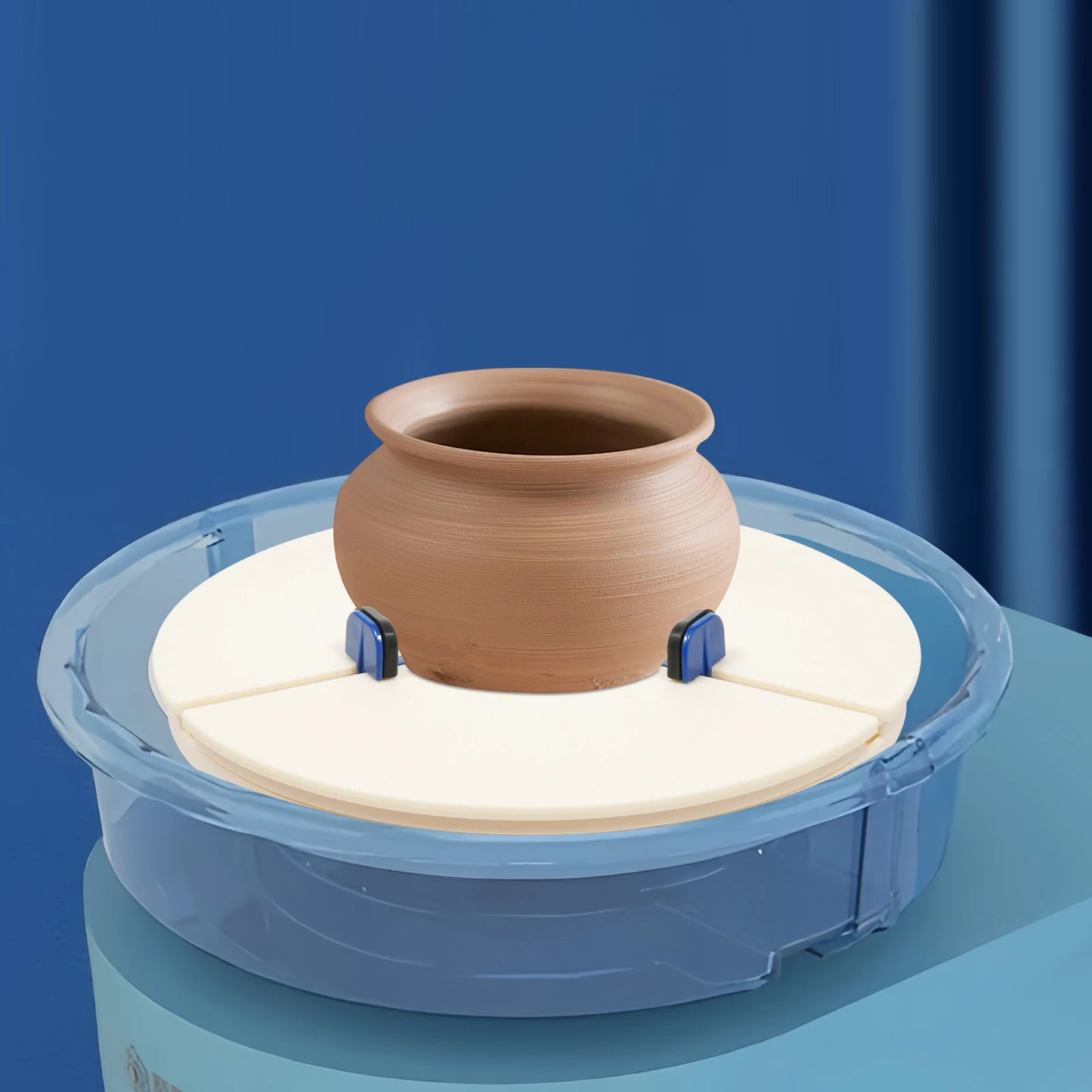 Adjustable Pottery Turntable Clamp Ceramic Centering Clamp  Pottery Teaching Turntable Clamp Ceramic Art Repair Tool