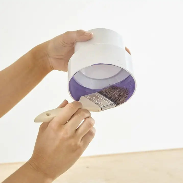 Natural Bristle Flat Chip 6-Piece Household Paint Brush Set for Paint & Craft Projects