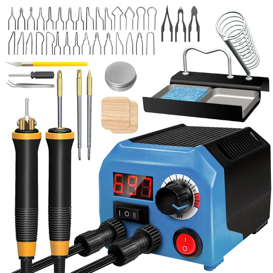 LH55-Z2-NS2 Wood Burner kit Wood Burning Tool Pen   Wood Burning kit with Digital Thermometer Temperature Adjustable Temperature