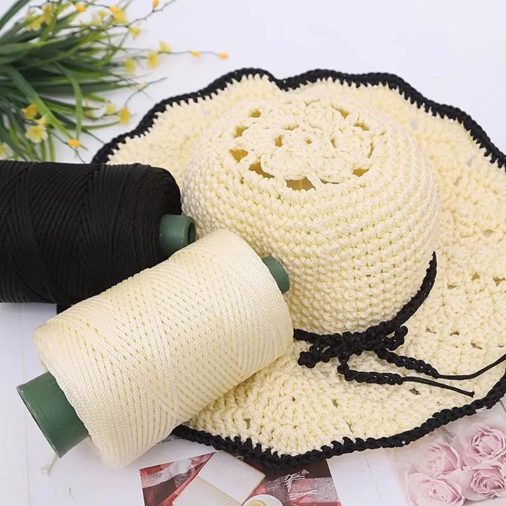 3mm Handmade Ice Rope Thread DIY Hook Cushion Beginners Crochet Yarn Hat Shoes Woven Hand Knitting Bag Hand Knitting Yarn 2055