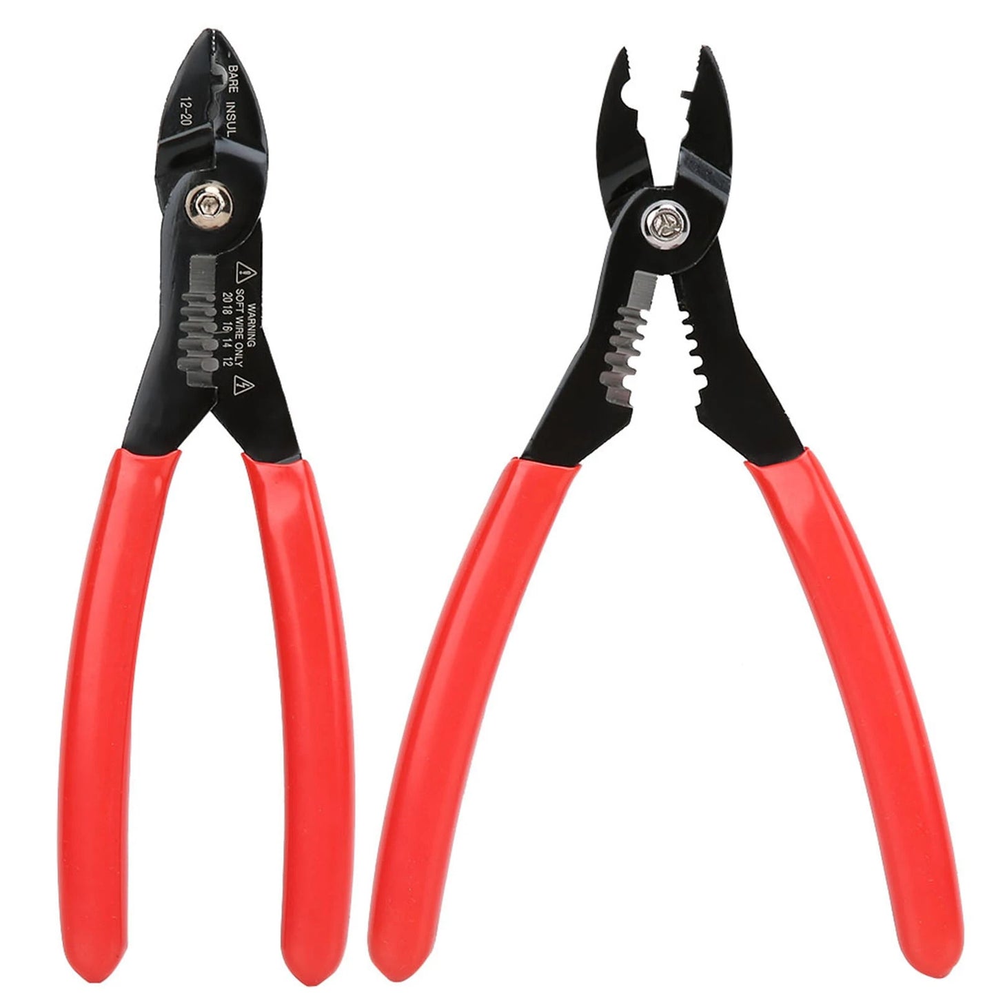 Electrical Tool Hand Stripper 7in Professional Electrical Cable Stripping Crimping Tool Wire Stripper for Terminals