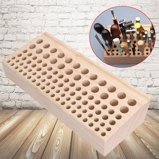 Storage Box 98 Hole Leather Working Tools
