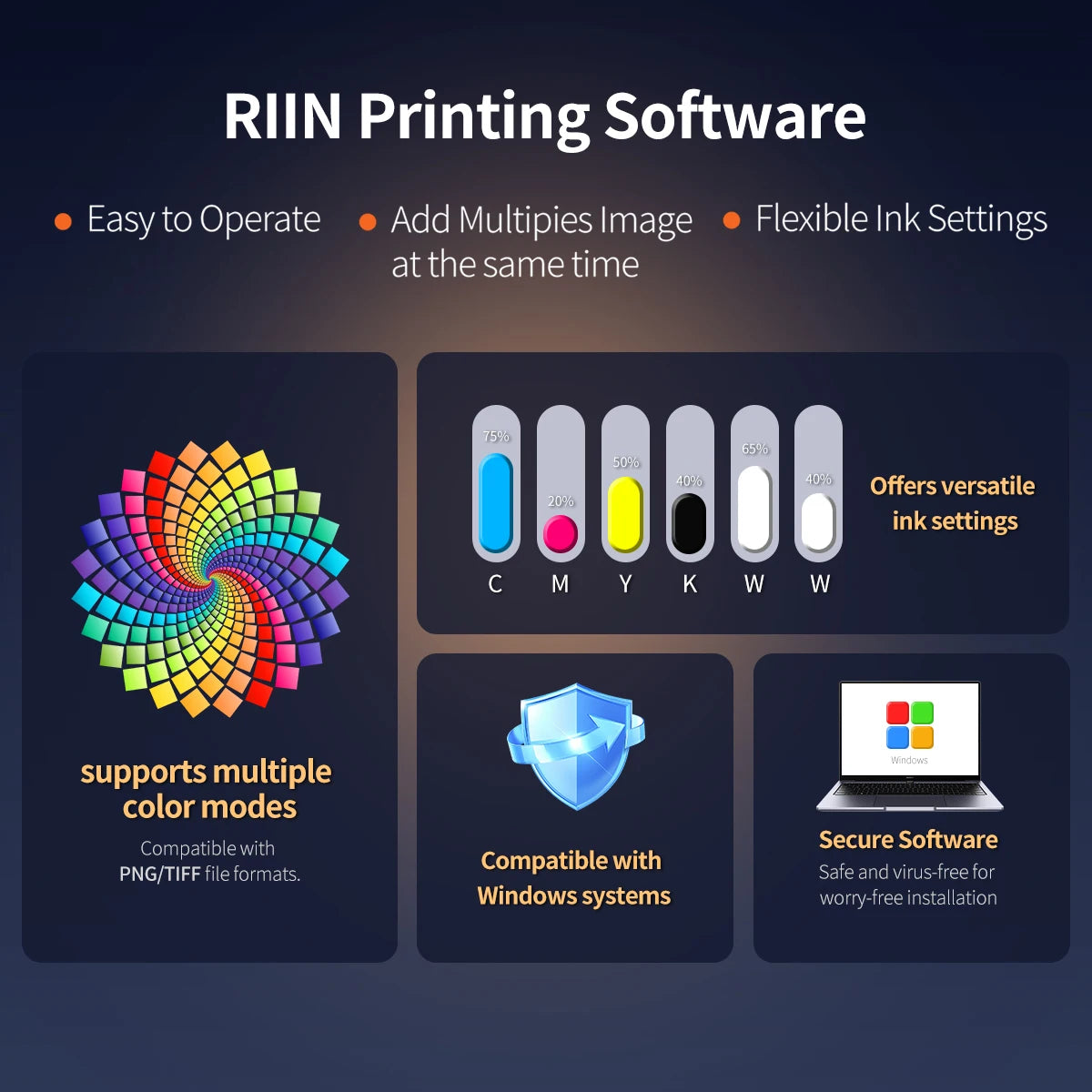 Colorsun A3 DTF Printer F1080 Impressora A3 DTF Printer T-Shirts Printing Machine Direct to Film A3 DTF Printer For T-Shirts