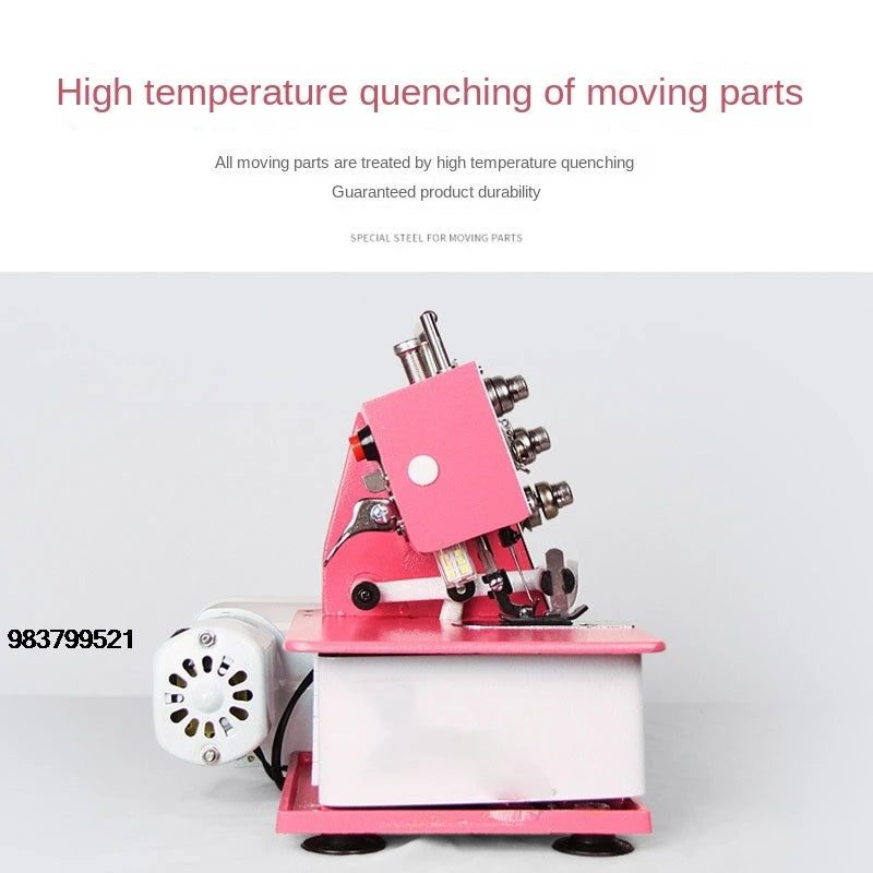 Four-thread overlock sewing machine desktop overlock
