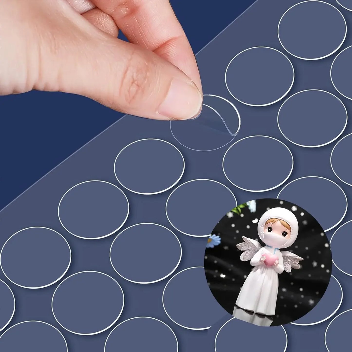 Adhesive Stick dots Two-Sided Sided Mounting Putty Stick Tack for Wall Hanging Craft
