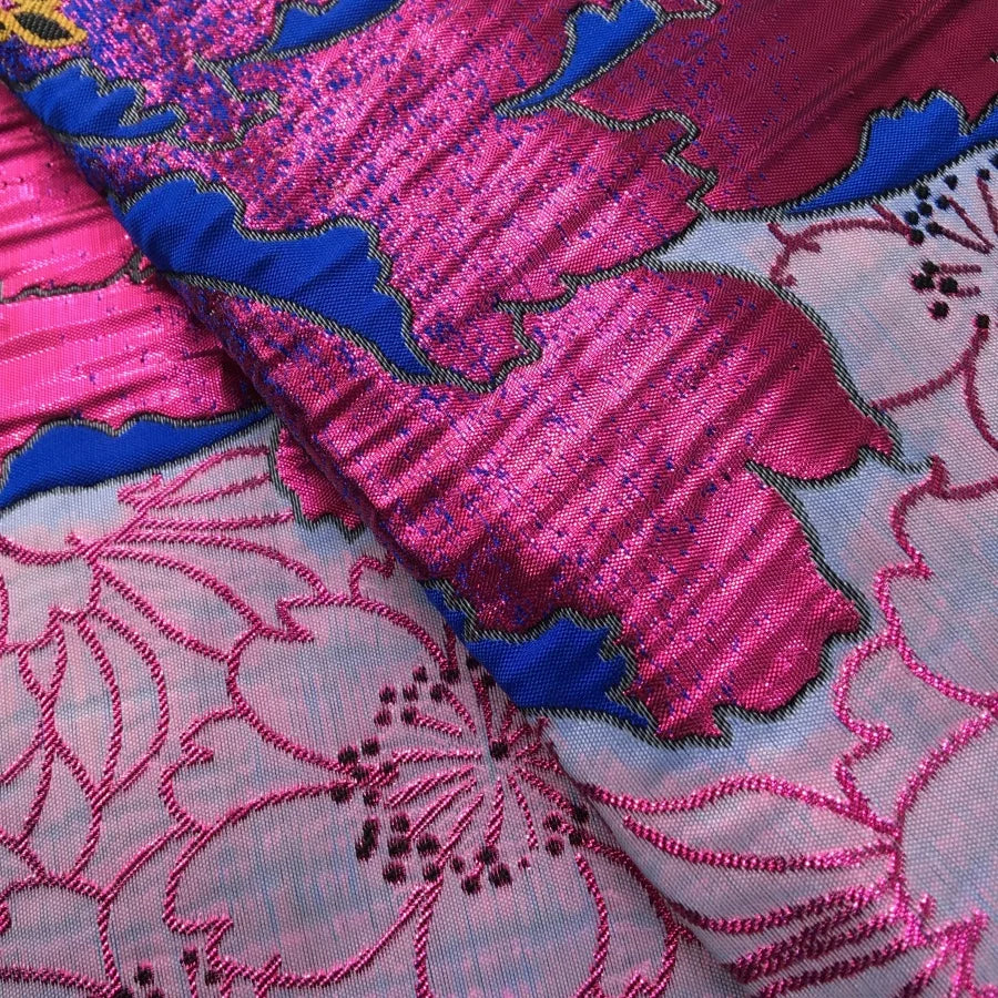 SJD LACE African Brocade Lace Fabrics 2026 High Quality Tulle Damask Nigerian Jacquard French Lace For Sewing Women Dresses 2485