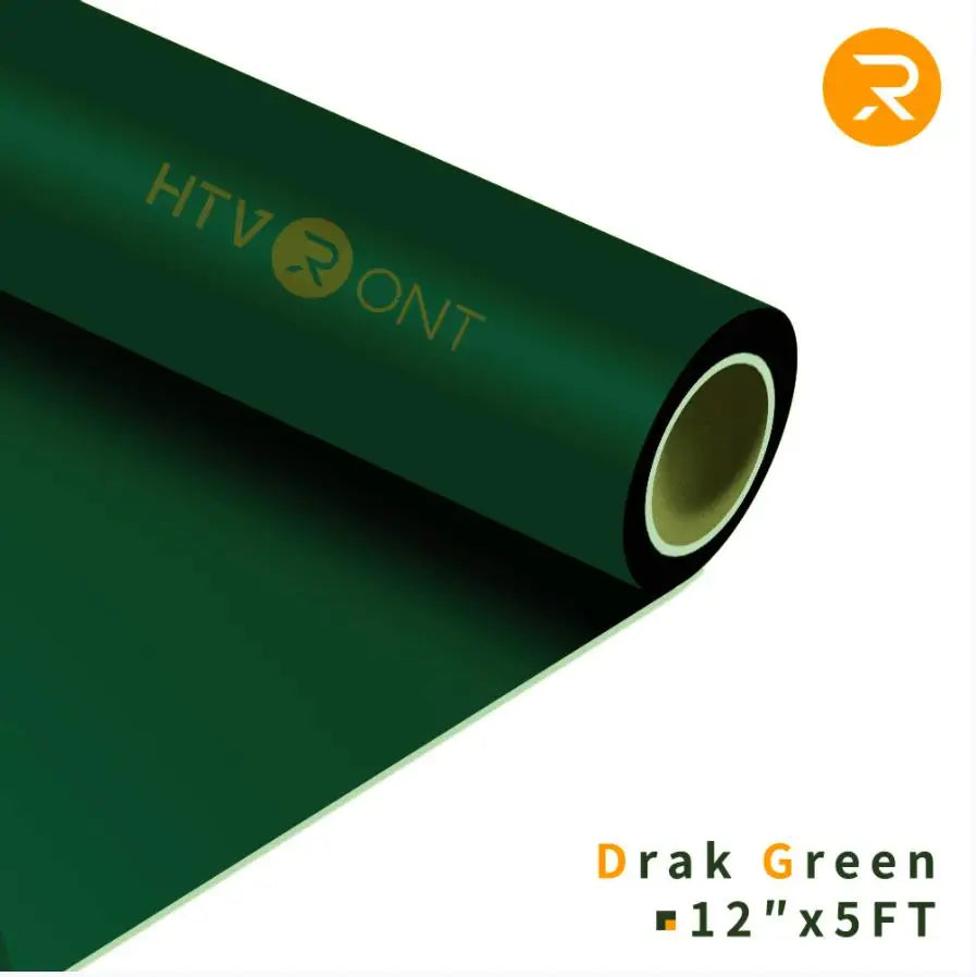 12"X 5ft/30x152cm HTVRONT Heat Transfer Matte PU Elastic Vinyl for Printing Clothing T-shirt DIY Cricut