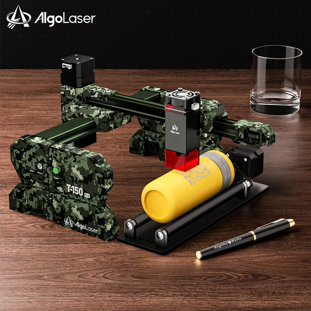 Algo Laser T150PRO 6W Portable Laser Engraving Machine 8000mm/s High Precision Multi-Function Metal Glass Wood Gift DIY Tool Kit
