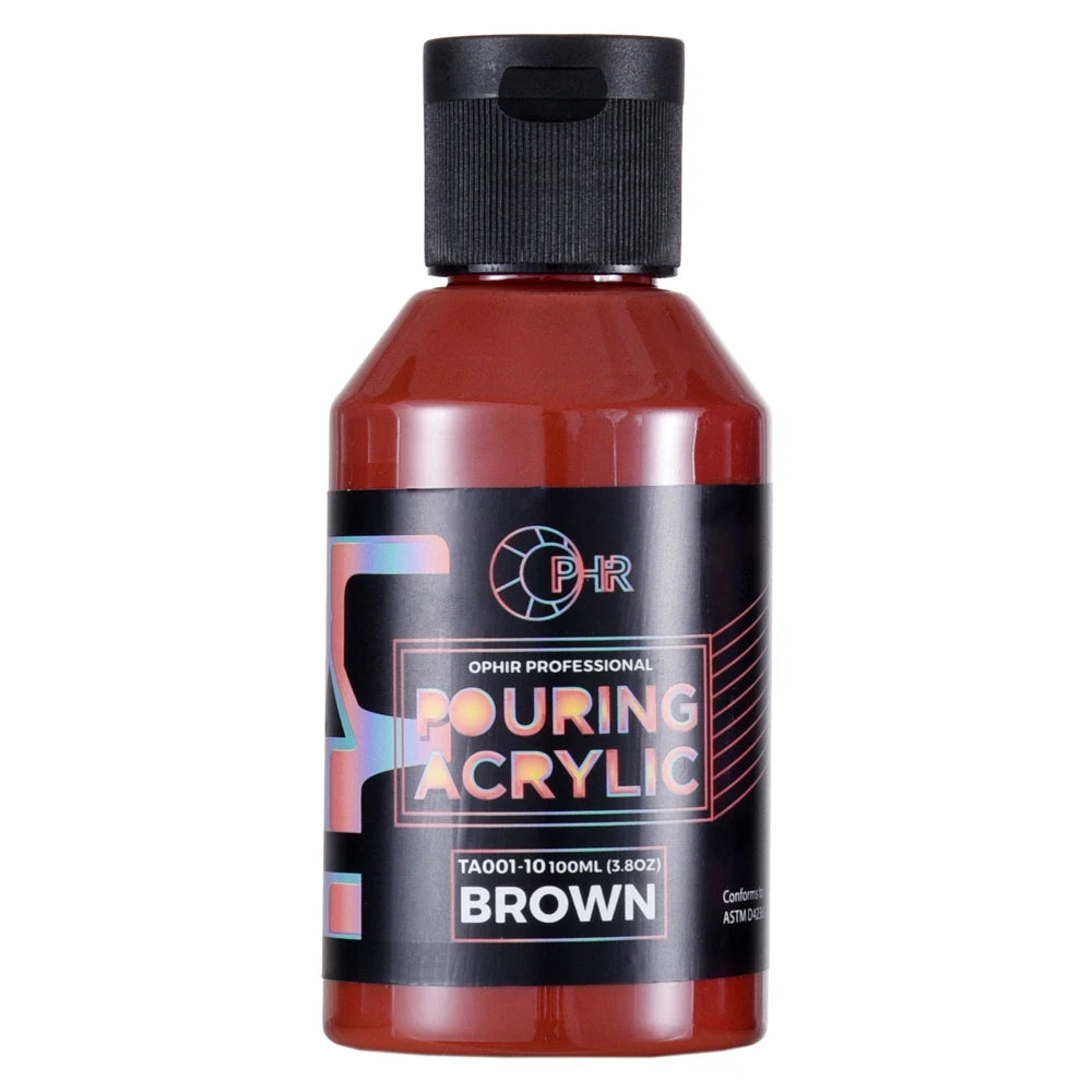 OPHIR 100ML/Bottle Varnish Glossy Gel Topcoat for Pouring Acrylic Paint Artist DIY Art Supplies TA004