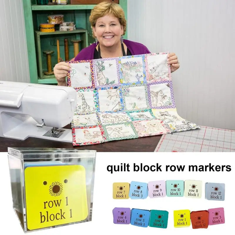 Quilt Block Row Markers Quilt Block Row Markers With Holes For Precision And Alignmen Innovative Sewing Markers In Acrylic