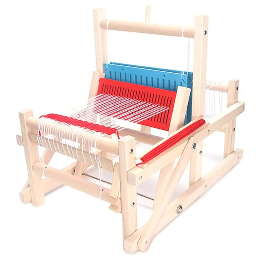 ABYN-Wooden Multi-Craft Weaving Kit, Hand Weaving Crochet Wool Yarn Project, Manual  DIY Wool Knitting Machine Tool