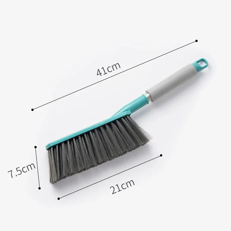 Dust removal sofa carpet brush long handle bed sweeping soft bristled brush broom Solid brass Leather craft