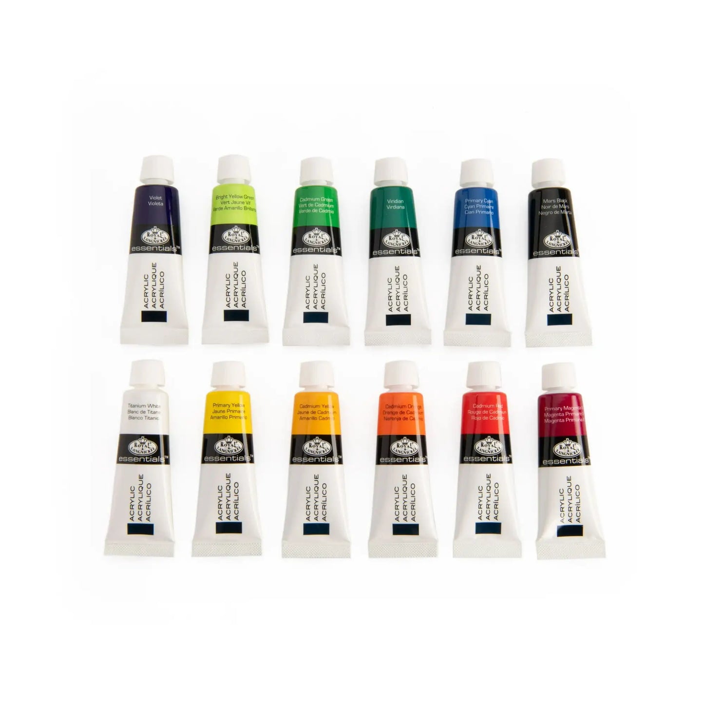 (3 pack) Royal & Langnickel Acrylic Artist Paint Set, 12-Colors