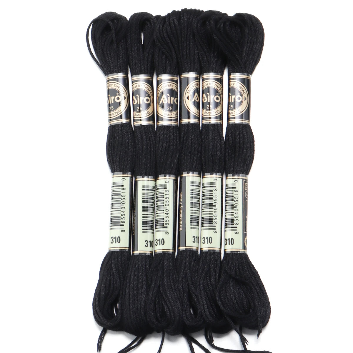 6Pcs/Lot 8m Polyester Cross Stitch Thread Colorful Embroidery Thread String Strap For DIY Sewing Crafts Clothing Accessorie 2030