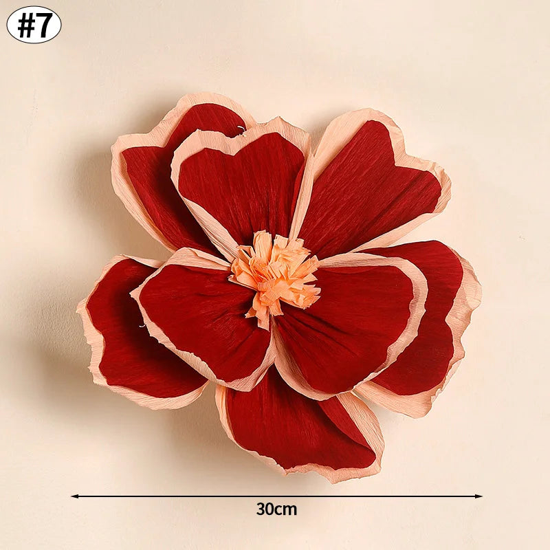 Chinese New Year 2026 Decoration Wall Hanging Decor Paper Folding Fan Sticker Wedding Party Decoration Spring Festival Supplies