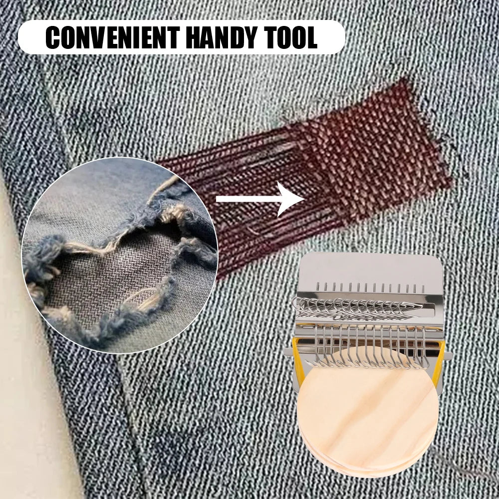 Knitting Tools Knitting Tools For Mending Clothes and Jeans Small Frame Hand Tapestry Wood Loom Weaving Frame Small Loom Darning Machine