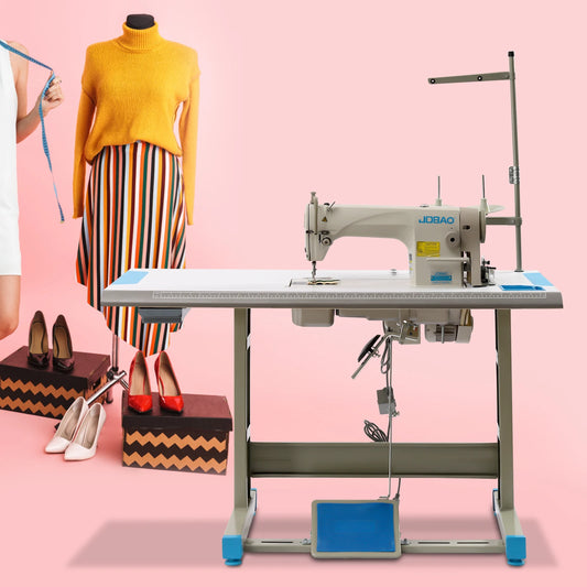 Industrial  Upholstery Sewing Machine with Motor + Table Stand + Commercial Sewing Machine