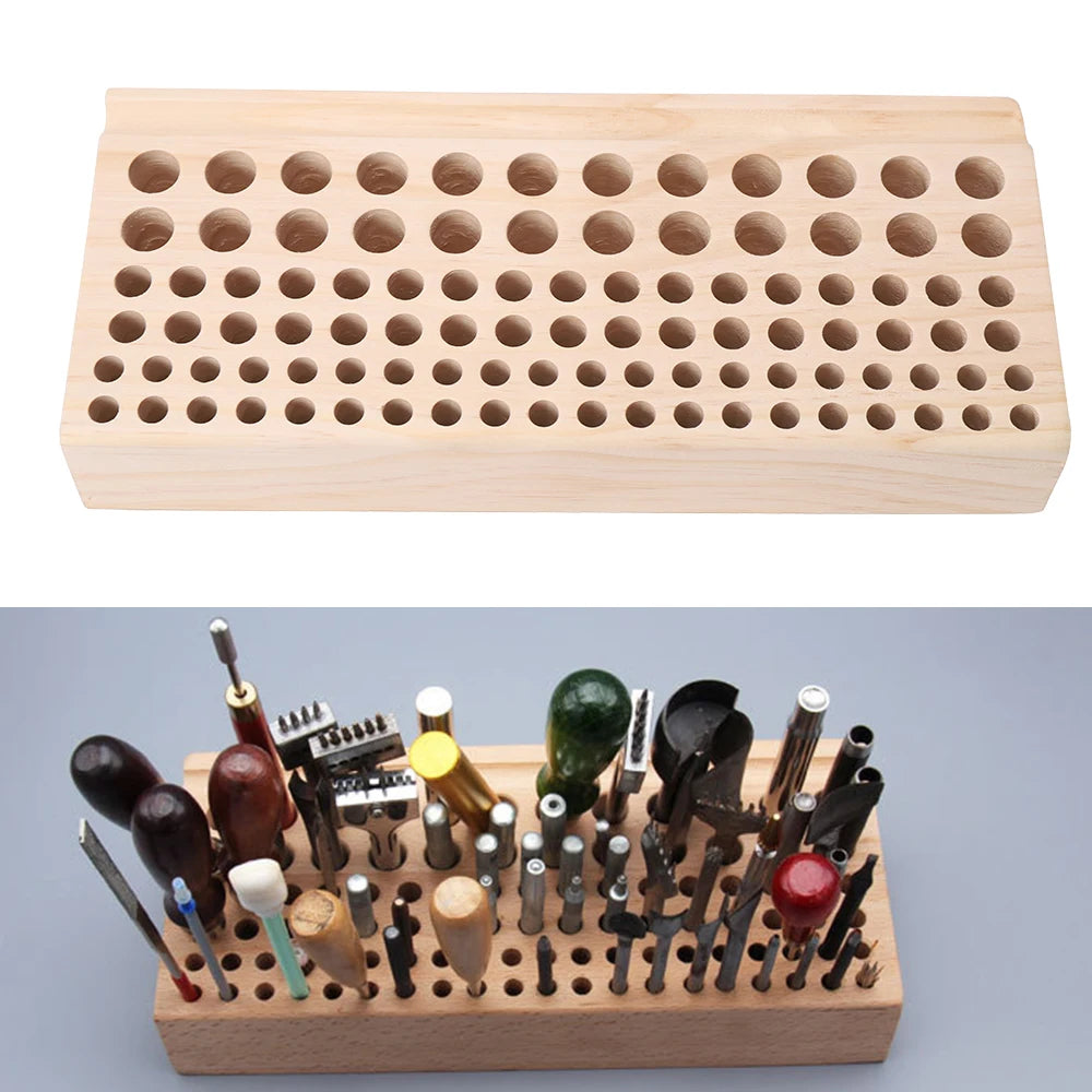 Storage Box 98 Hole Leather Working Tools