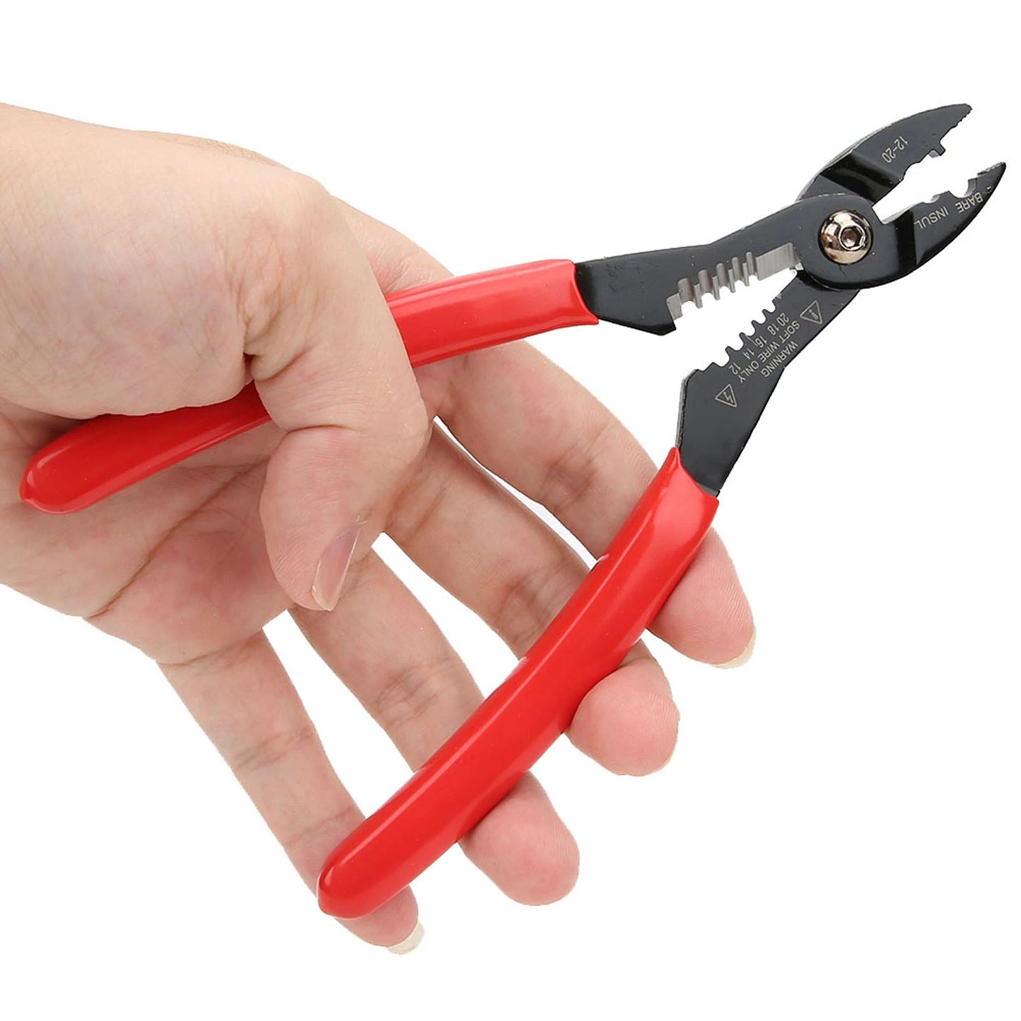 Electrical Tool 7inch Professional Electrical Cable Stripping Crimping Tool Wire Stripper for Terminals Hand Stripper Hand Tool