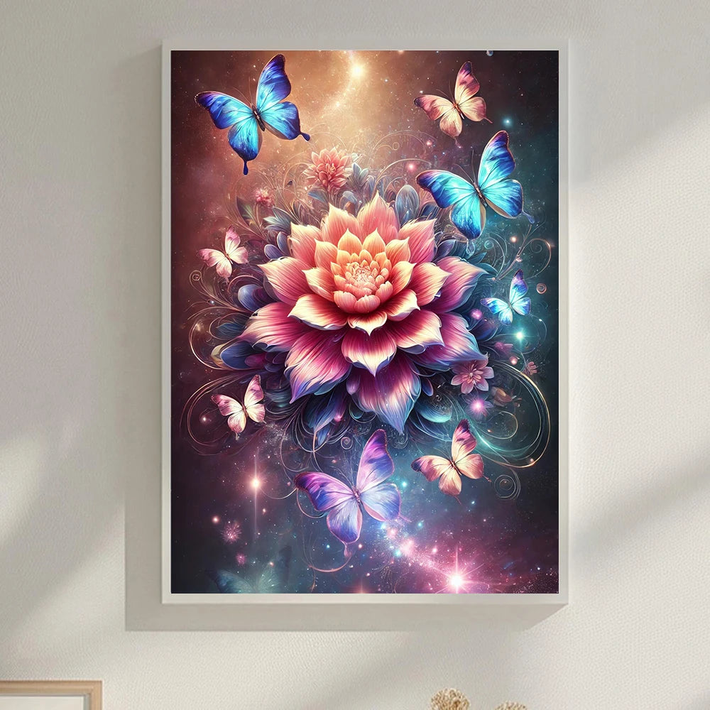 6 Kinds Of Patterns Scenery Diamond Painting Art Kits 5D Full Round Drill DIY Diamond Painting Perfect Home Wall Decor and Gift