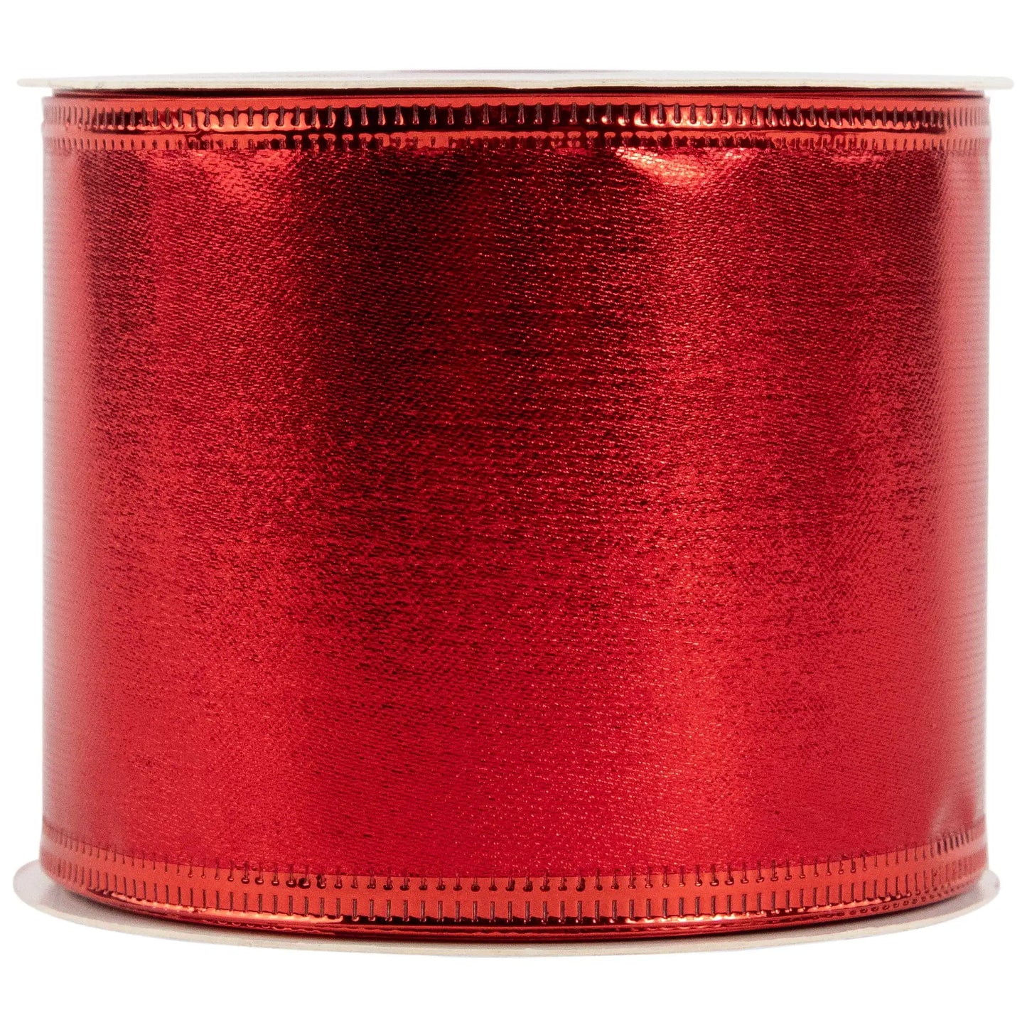 Shimmering Red Wired Craft Christmas Ribbon 2.5 X 10 Yards