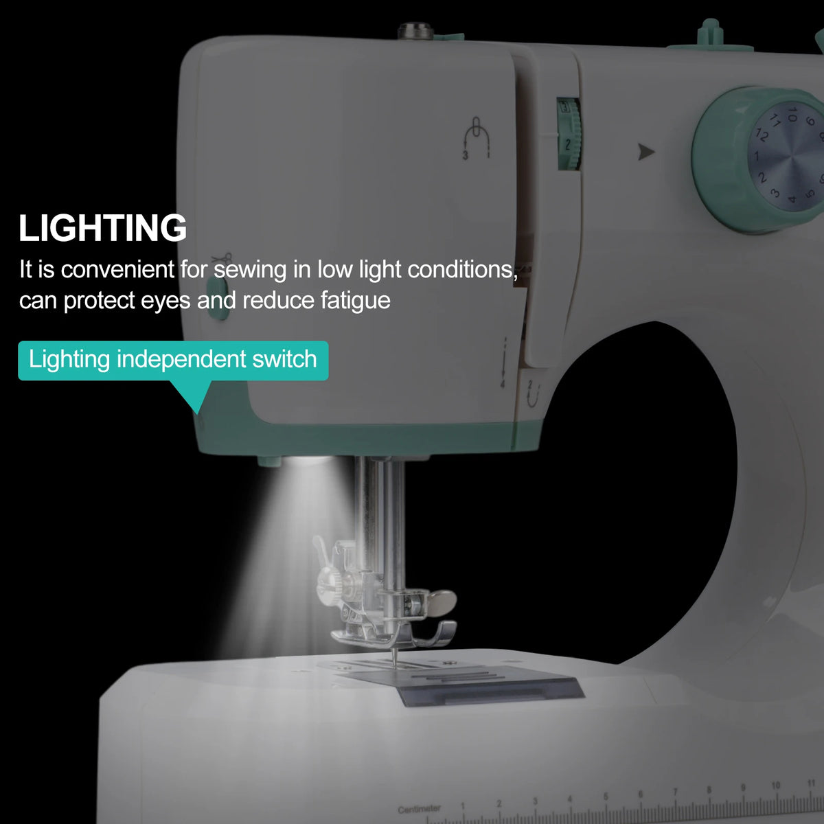 12 Stitches Mini Sewing Machine Multifunctional Household Sewing Machine with Foot Pedal US High Quality Exquisite Gift