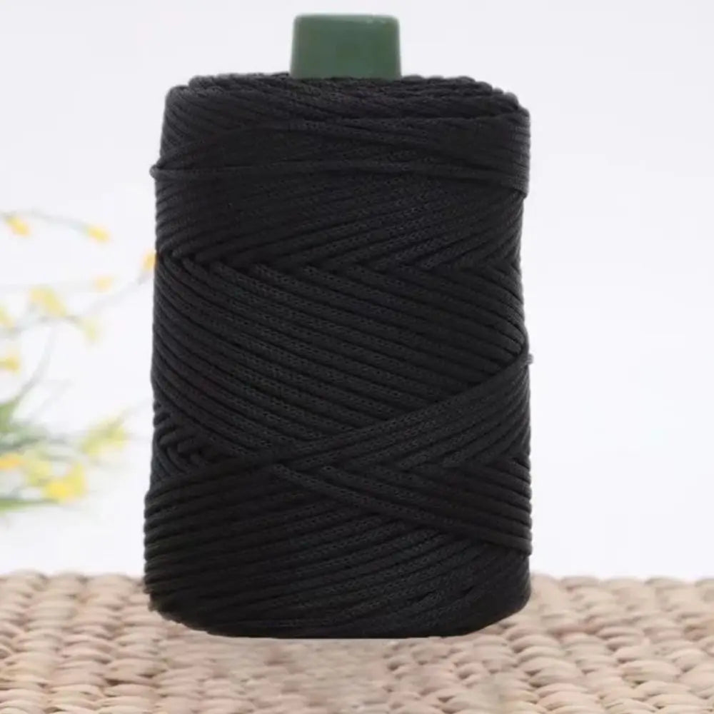 3mm Handmade Ice Rope Thread DIY Hook Cushion Beginners Crochet Yarn Hat Shoes Woven Hand Knitting Bag Hand Knitting Yarn 2055