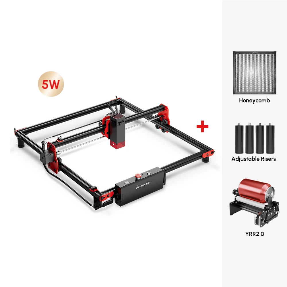 NEW Algo Laser High Power Mini Laser Engraver 40x40CM Carving Area DIY Laser Engraver Metal Cutting CNC Laser with App Control