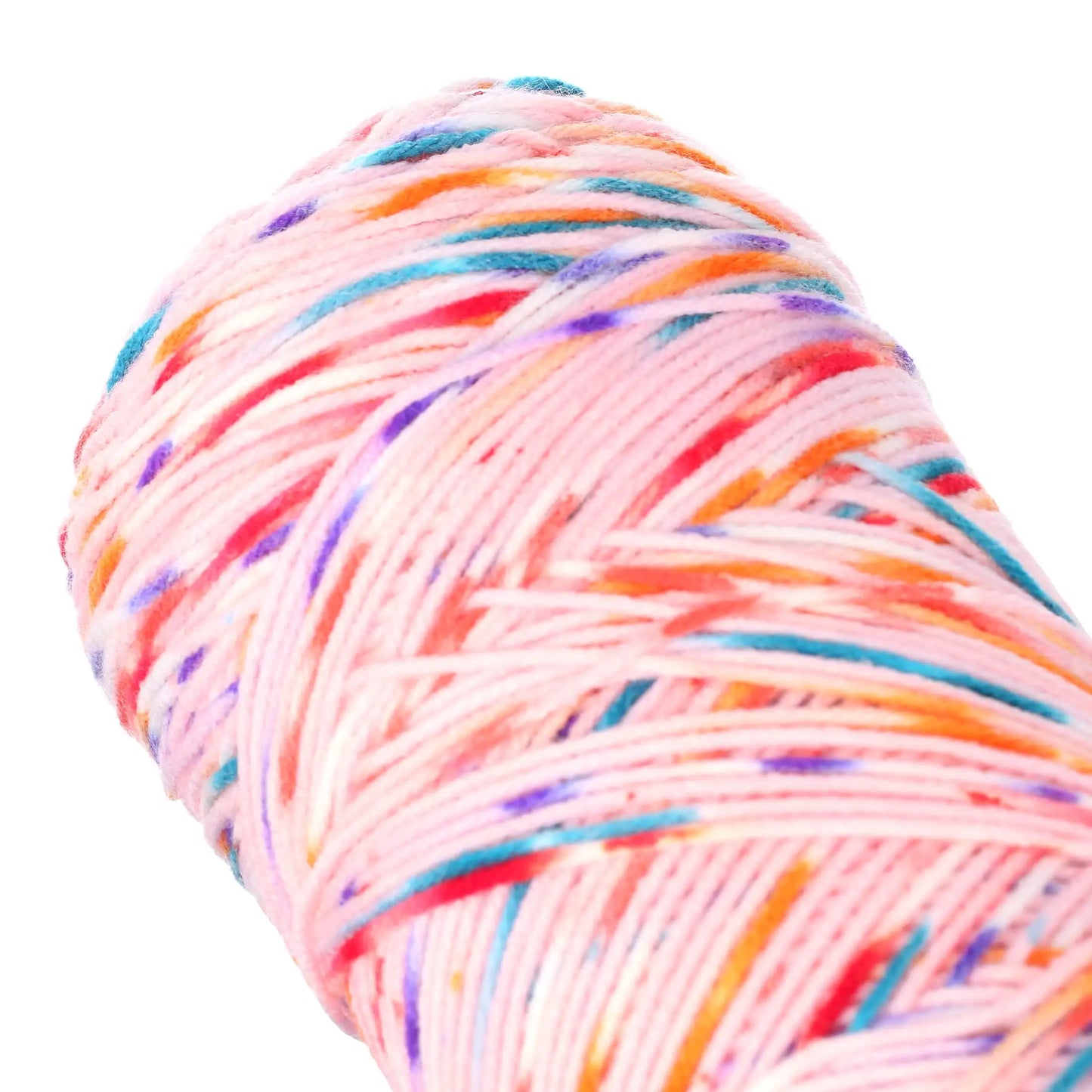 Medium Acrylic Yarn, Speckle Bubblegum, 10oz 482yd, New Super Saver