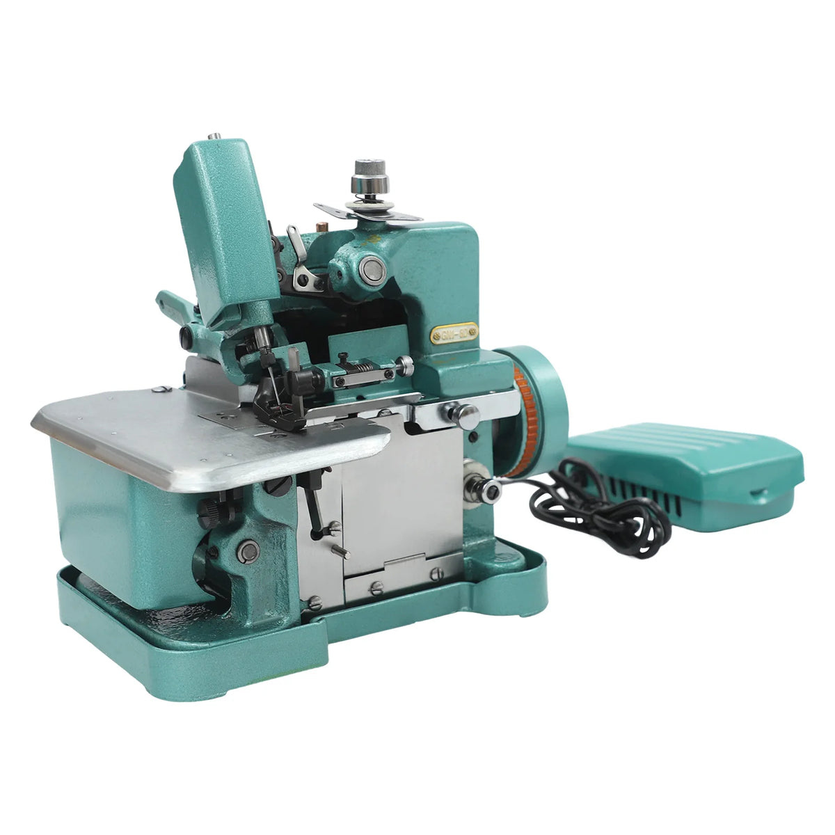 Ove150W 110V Over lock Machine, edging Sewing Machine for Overlooking on Fabrics Such As Cotton, Wool, Synthetic Fibers