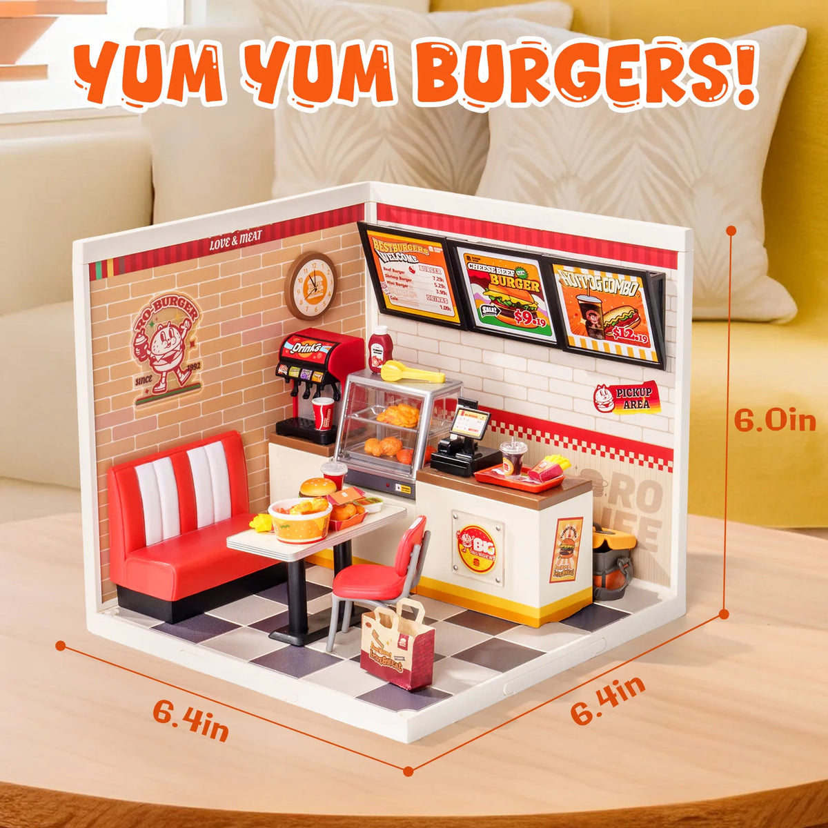 Rolife Super Creator DIY Miniature House 3D Puzzlerwith LED Light for Home Decor Unique Gift for Girls Adults