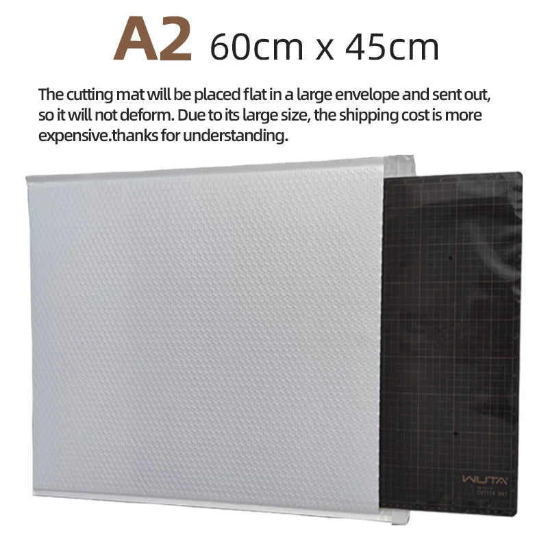 WUTA New Fabric Cutting Mat, Leather Cutting Board A1 A2 A3 A4 A5 Professional Self Healing Quality Double-Sided  Craft Tool Set
