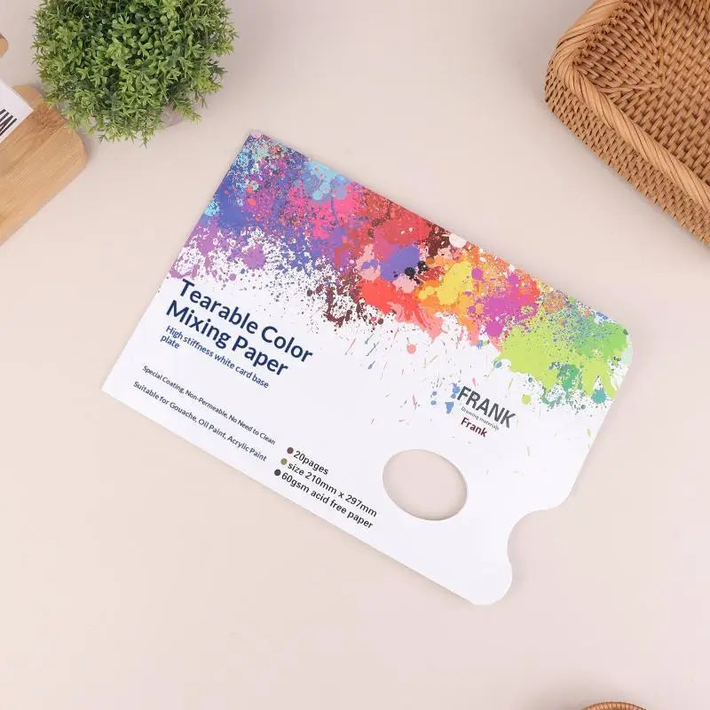 Artist Disposable Tear-Off Palette Paper Paint Palette Plate For Artist Gouache Acrylic Oil Painting Watercolor Art SuppliesHot