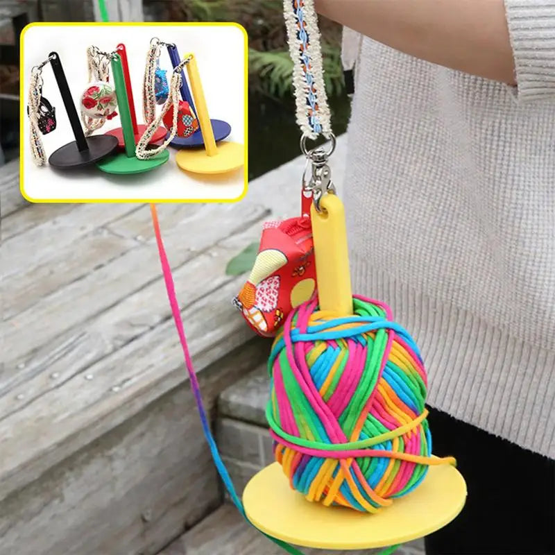 Portable Wrist Yarn Holder Yarn Ball Minder Storage Knitting Supplies for Craft Lover