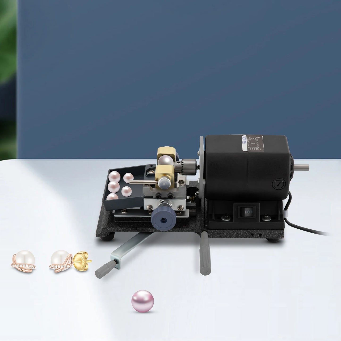 480W Pearl Drilling Machine Set Amber Pearl Driller Shell Coral Drill Tool DIY Machine Green/Black
