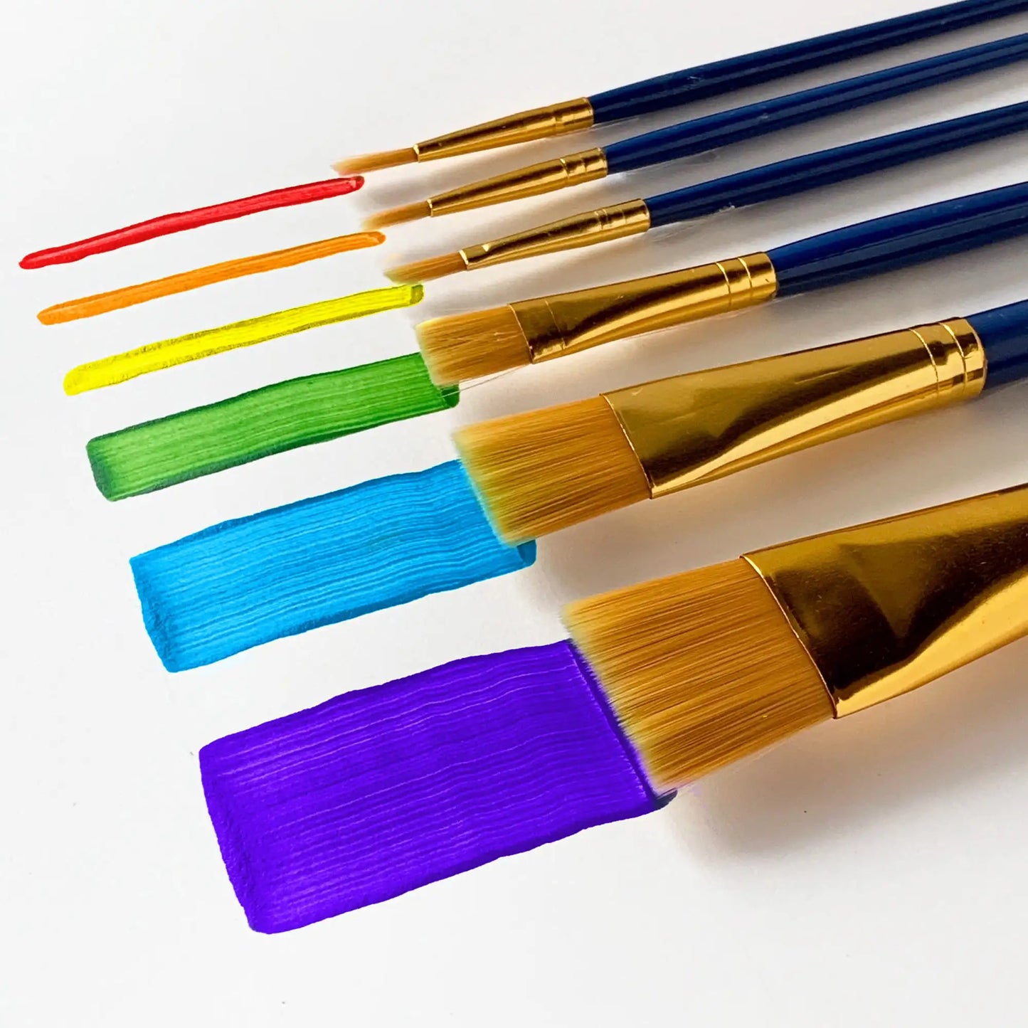 ArtSkills Premium Artist Paint Brush Set for Crafts, Acrylic, Watercolor and Oil, 6Pc