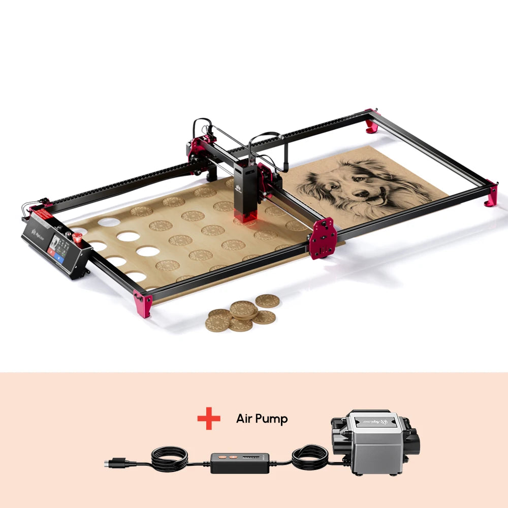 Algo Laser DIY KIT MK2 10W Touch Screen 400X850MM Large Area Woodworking for Wood Metal Crafting Customized Gift Batch Production