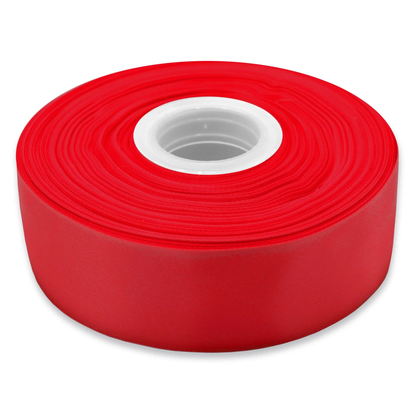 Polyester Christmas Red Single Face Satin Ribbon, 1.5 X 75 Yards by Gwen Studios