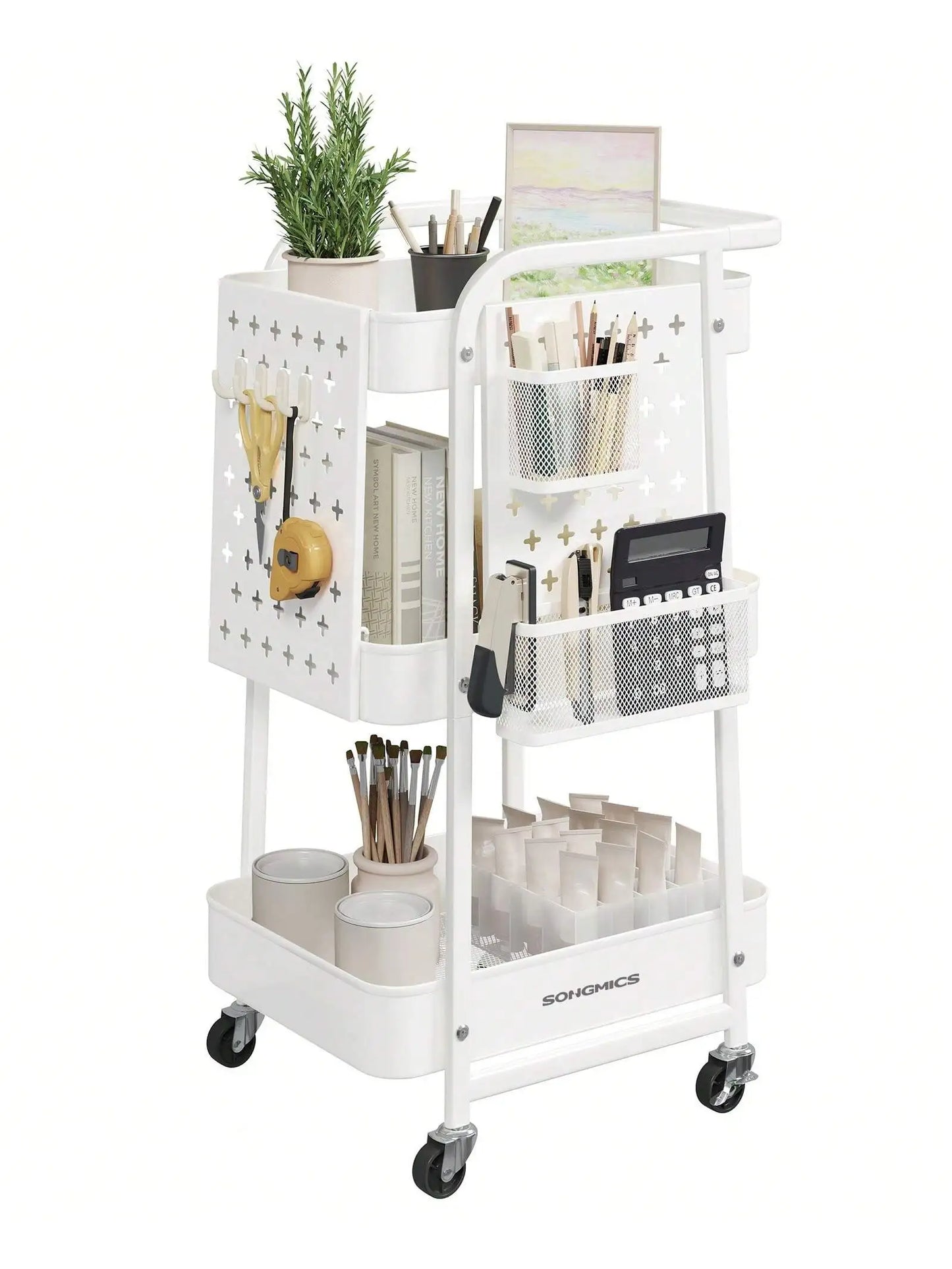 SONGMICS 3-Tier Storage Cart