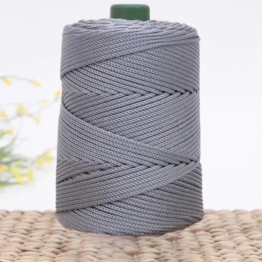 3mm Handmade Ice Rope Thread DIY Hook Cushion Beginners Crochet Yarn Hat Shoes Woven Hand Knitting Bag Hand Knitting Yarn 2055