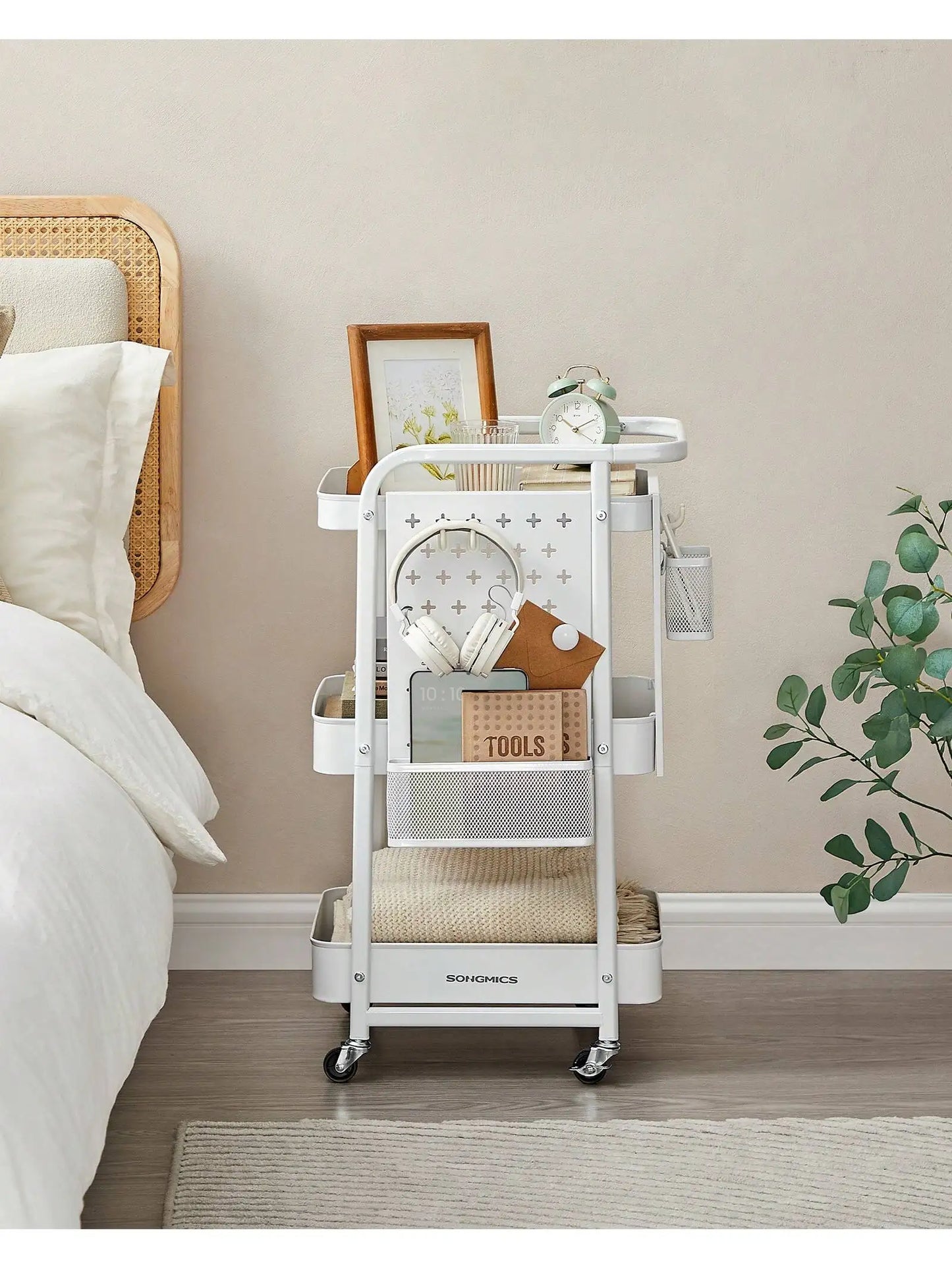 SONGMICS 3-Tier Storage Cart