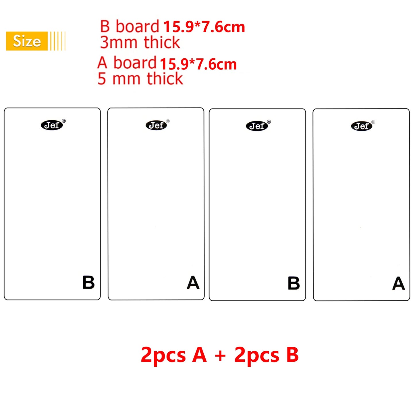 2pcs-4pcs 3mm 5mm Mini Cutting Pads  Die Cutting Machine Clear Plastic Cutting Replacement Plates Mat 15.9x7.6cm